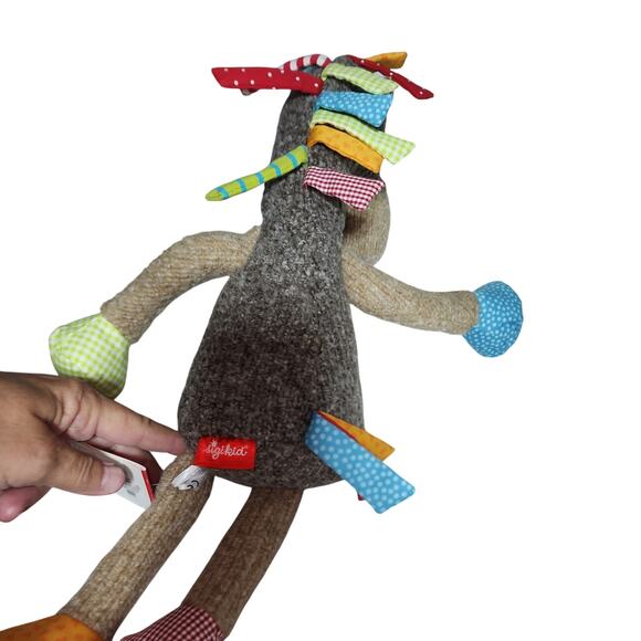 SIGIKID NWT PATCHWORK FOLK ART PLUSH HORSE SWEETIE 18" - Picture 5 of 6